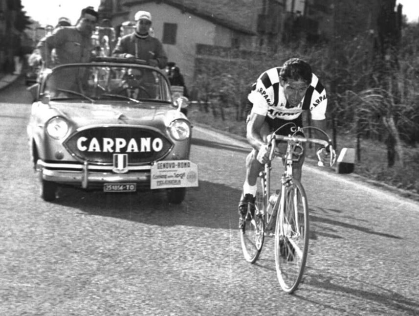 Foto d'epoca del "Campionissimo" 