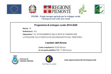 I sentieri dell&#39;airone Feasr Regione Piemonte