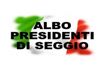 Aggiornamento Albo Presidenti seggio elettorale