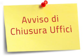 Avviso chiusura ufficio stato civile